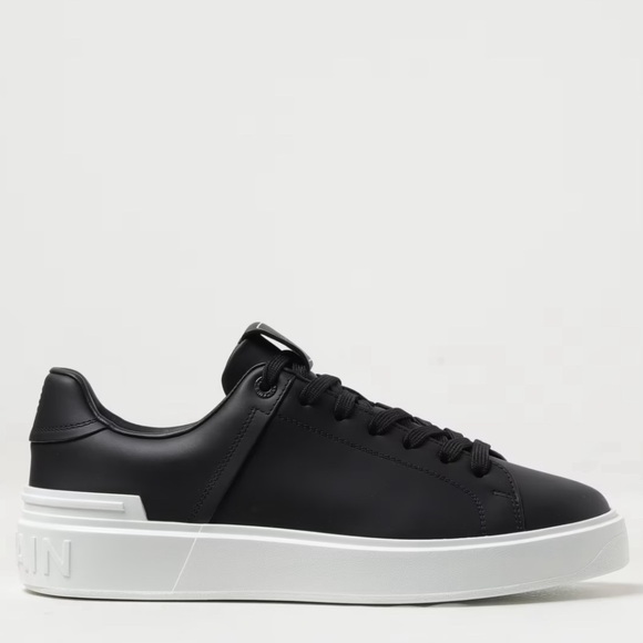 Balmain B-Court Sneakers, Size 39, Black - Picture 2 of 8